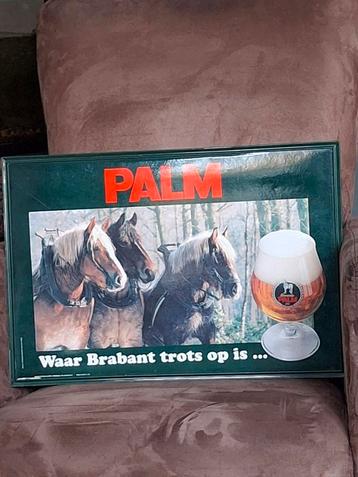 Palm Bier Reclamebord - Waar Brabant trots op is beschikbaar voor biedingen