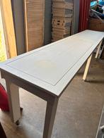 Etalage tafel/sidetable lang voormaat - 265x50x70H, Ophalen, 1025xe, Zo goed als nieuw, Re