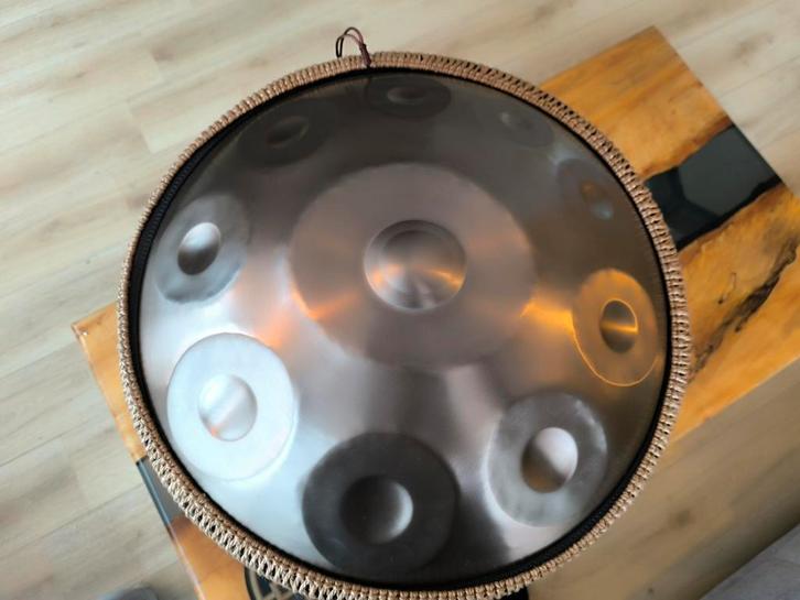 12 Tonen Handpan - Goud - 432Hz - D Mineur, Muziek en Instrumenten, Percussie, Nieuw, Melodische percussie, Ophalen of Verzenden