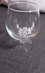 GRAND MARNIER glaasje, witte logo, Ophalen of Verzenden, Zo goed als nieuw, Borrel- of Shotglas