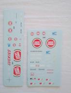 Decals  LUCKY-STRIKE   BAR HONDA F1  1:43, Ophalen of Verzenden, Zo goed als nieuw, Auto, Overige merken