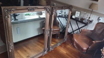 2 Unieke!! Exclusieve Beautysalon "Barok" Spiegels 118x90cm  beschikbaar voor biedingen