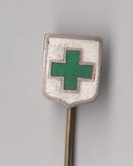 Het Groene Kruis emaille speldje, Gebruikt, Niet vindbaar, Niet vindbaar, Speldje of Pin