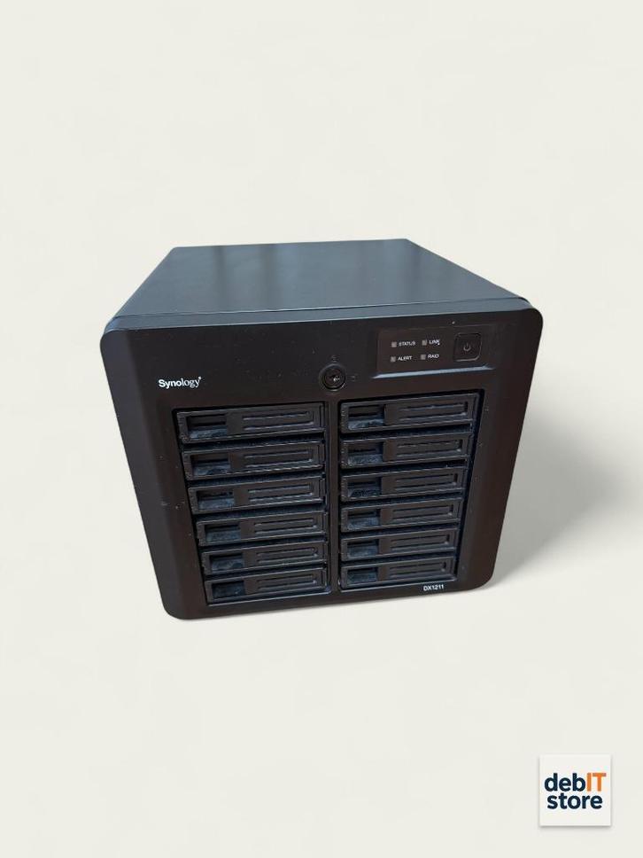 Synology DX1211 Uitbreidingsunit NAS (12 bay), Computers en Software, Harde schijven, Zo goed als nieuw, Server, eSATA, Ophalen of Verzenden