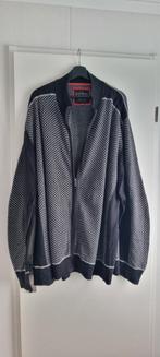 Prachtig Vest van Fellows, 4XL, Zwart/grijs, weinig gedragen, Ophalen of Verzenden, Zo goed als nieuw, Zwart, Trui of Vest