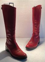 Vera Gomma Colori design hoge laarzen met lange rits rood 37, Kleding | Dames, Schoenen, Hoge laarzen, Vera Gomma Colori, Ophalen of Verzenden