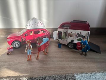 Schleich auto met trailer beschikbaar voor biedingen