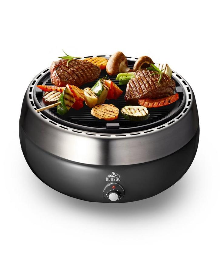 NIEUWE BBQ2GO Barbecue Tafelmodel, Tuin en Terras, Houtskoolbarbecues, Nieuw, Ophalen