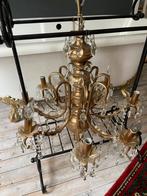 Hele mooie grote Brocante kroonluchter (8 arms), Ophalen