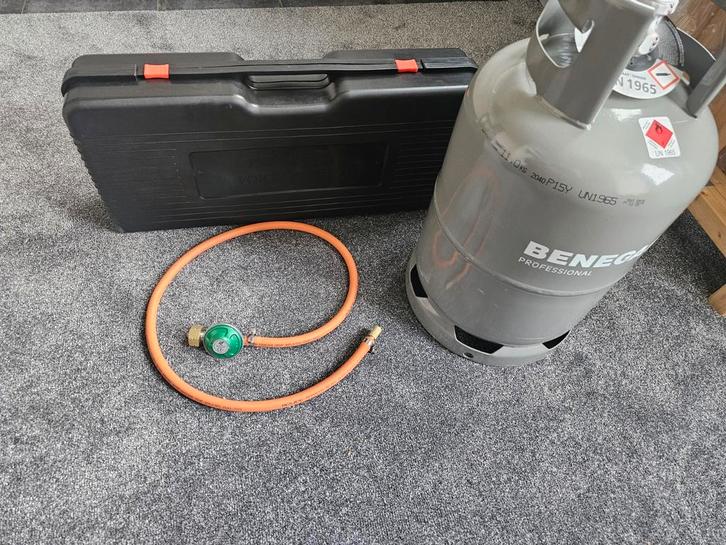 TOT 14 DEC 2-pits gasstel met gastank. AUB PRE ORDEREN👇👇, Caravans en Kamperen, Kampeeraccessoires, Nieuw, Ophalen