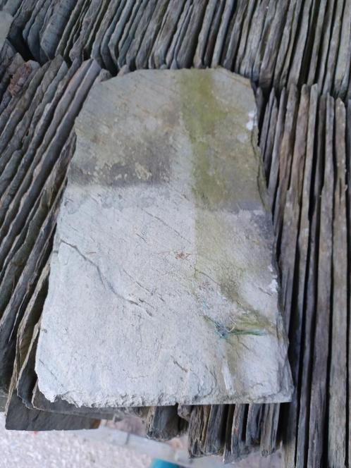 Oude dak leien, Doe-het-zelf en Verbouw, Dakpannen en Dakbedekking, Gebruikt, Dakpannen, Steen of Klei, Overige kleuren, 15 m² of meer
