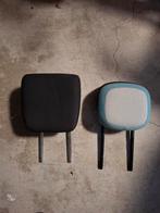 2x Hoofdsteun Renault Clio - Zwart & Lichtblauw, Auto-onderdelen, Interieur en Bekleding, Ophalen of Verzenden, Gebruikt, Renault