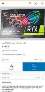 WESLEY POORTERS, RTX 2060/cpu/mb/ram, CONTACT MIJ!!!!, Computers en Software, Videokaarten, Ophalen, Zo goed als nieuw, GDDR6