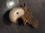 antiek derringer Pistool voor 1870 verguld, Antiek en Kunst, Ophalen of Verzenden