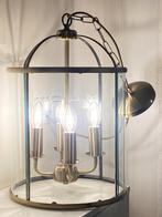 Steinhauer Pimpernel 5972 BR hanglamp brons, Huis en Inrichting, Lampen | Hanglampen, Ophalen, Zo goed als nieuw, Glas, Minder dan 50 cm
