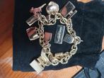 Vitage bedel armband met bedels in topstaat wegens niet drag, Overige merken, Ophalen of Verzenden, Zo goed als nieuw, 4 bedels of meer