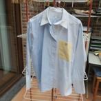 Blouse nieuw blauw streep front pocket geel Scapa mt 34 (40), Kleding | Dames, Blouses en Tunieken, Maat 38/40 (M), Scapa, Blauw