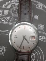 Yema vintage automatisch uurwerk, Sieraden, Tassen en Uiterlijk, Horloges | Antiek, Overige merken, Staal, 1960 of later, Met bandje