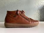 Remonte Leren Veterlaarsjes Cognac - Maat 38, Kleding | Dames, Schoenen, Ophalen of Verzenden, Zo goed als nieuw, Bruin, Lage of Enkellaarzen