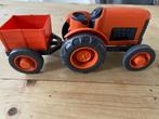 Green Toys Tractor met aanhangwagen, zgan, Kinderen en Baby's, Speelgoed | Speelgoedvoertuigen, Ophalen of Verzenden, Zo goed als nieuw