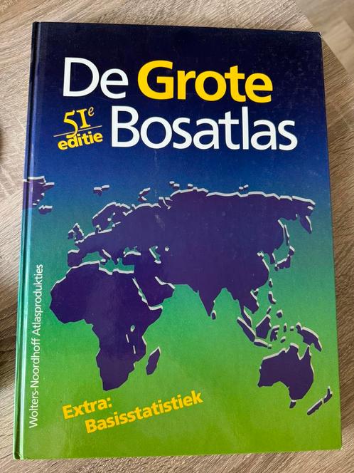 De grote Bosatlas 51e editie, Boeken, Atlassen en Landkaarten, Gelezen, Bosatlas, Wereld, 2000 tot heden, Ophalen of Verzenden