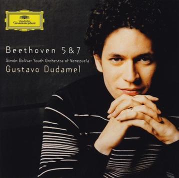 BEETHOVEN 5 & 7 CD DUDAMEL DG NIEUWSTAAT beschikbaar voor biedingen
