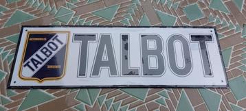 Reclamebord Talbot