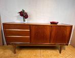 Gratis bezorging!Mid-Century Retro Vintage Teak Dressoir1960, Gebruikt, -, 150 tot 200 cm, Teakhout