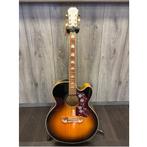 Epiphone EJ200SCE sunburst Occasion, Muziek en Instrumenten, Snaarinstrumenten | Gitaren | Akoestisch, Ophalen of Verzenden, Zo goed als nieuw