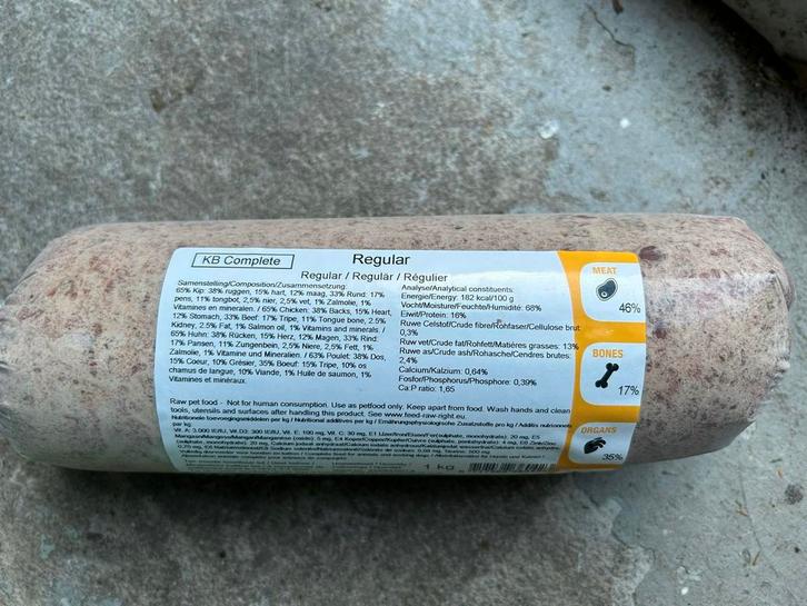 KB ingevroren rauw vlees voor honden, Dieren en Toebehoren, Dierenvoeding, Hond, Ophalen