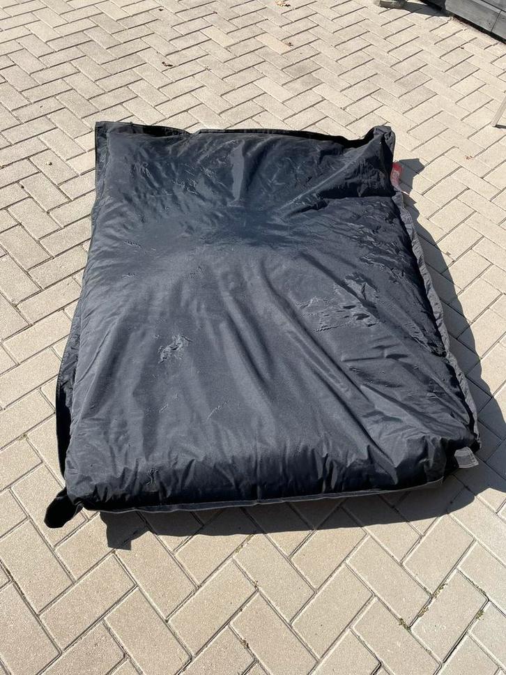 Grote Fatboy, Huis en Inrichting, Zitzakken, Gebruikt, Zitzak, Zwart, Ophalen of Verzenden