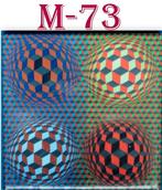 M73 koelkastmagneet  Optische Illusie, Ophalen of Verzenden, Zo goed als nieuw