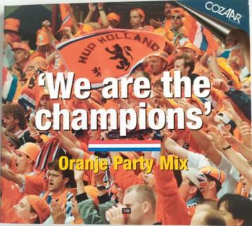CD "We are the champions" Oranje Party Mix beschikbaar voor biedingen