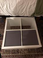 Ikea witte kallax kast met bakken, Ophalen, Met plank(en), Kunststof, 50 tot 100 cm