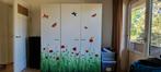 Unieke Svedex Kast met Bloemen en Vlinders, Huis en Inrichting, Kasten | Kledingkasten, Ophalen, Gebruikt, 200 cm of meer, 150 tot 200 cm