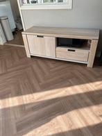 Eiken tv-kast, Ophalen, Gebruikt, 25 tot 50 cm, Minder dan 100 cm