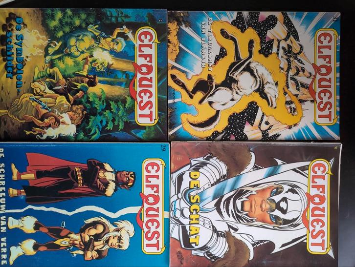 Elfquest Strips - Set van 4, Boeken, Stripboeken, Gelezen, Meerdere stripboeken, Ophalen of Verzenden