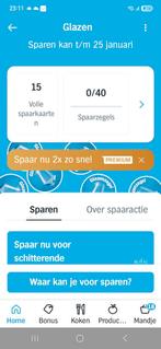 AH Volle zegelboekjes glazen digitaal, Albert Heijn, Ophalen of Verzenden