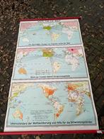 Hilfe fur die Welt, Antiek en Kunst, Antiek | Schoolplaten, Ophalen of Verzenden, Aardrijkskunde