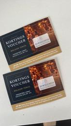 Korting sauna bon 2x, Ophalen of Verzenden, Zo goed als nieuw, Toebehoren