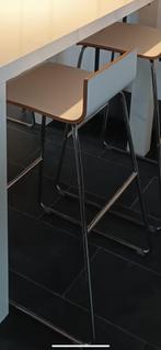 IKEA Barkrukken 4 stuks wit, Huis en Inrichting, Barkrukken, Ophalen, Gebruikt, 60 tot 90 cm, Metaal