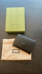 Gucci portemonnee/ kaartjouder origineel, Sieraden, Tassen en Uiterlijk, Portemonnees, Verzenden, Zo goed als nieuw, Zwart, Leer