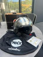 Scooter helm SYM maat M 57-58, Fietsen en Brommers, Brommerhelmen, Ophalen, Nieuw, Medium, Sym