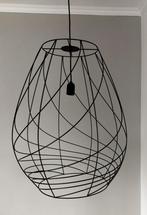Subtiele zwarte open hanglamp CAMILLO | Groot Ø 63 cm, Huis en Inrichting, Lampen | Hanglampen, Ophalen, Zo goed als nieuw, Metaal