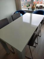 Ikea hoge eettafel met stoelen, Huis en Inrichting, Tafels | Eettafels, 50 tot 100 cm, 100 tot 150 cm, Rechthoekig, Vier personen