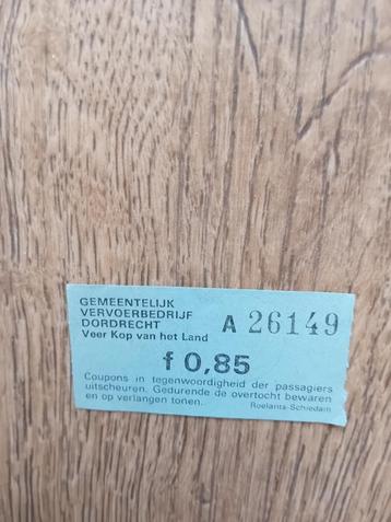 Oud vervoersbwijs - Gemeentelijk vervoerbedrijf Dordrecht beschikbaar voor biedingen