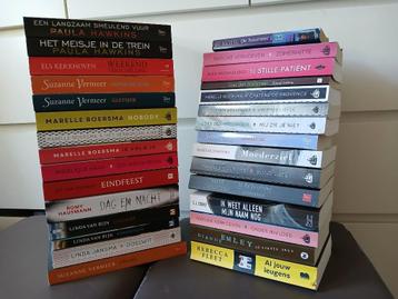 Pakket van 30 stuks thrillers, liefst in 1 koop  beschikbaar voor biedingen