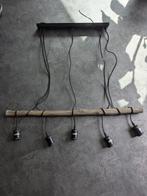 (TEAB) 5 bol boomstam hanglamp, Ophalen, Gebruikt, Landelijk, 75 cm of meer