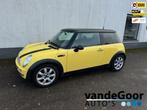 Mini Mini 1.6 Cooper Chili, '03 aut., airco, 171000 km, spor, Auto's, Stof, Gebruikt, Zwart, 4 stoelen