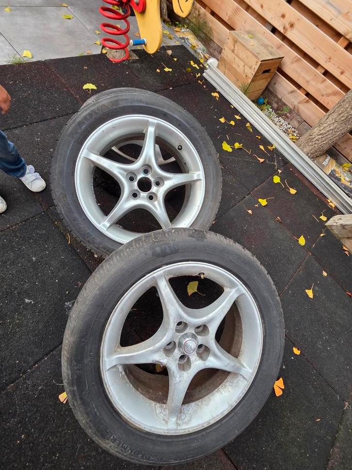 Toyota Celica/MR2 enz. Wielen 5x Compleet + 1 Velg MOET WEG, Auto-onderdelen, Verlichting, Ophalen of Verzenden